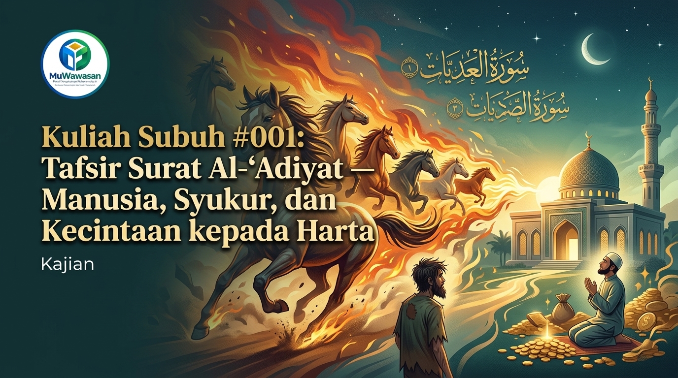 Kuliah Subuh #001: Tafsir Surat Al-‘Adiyat — Manusia, Syukur, dan Kecintaan kepada Harta